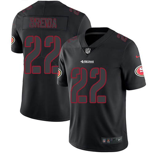 San Francisco 49ers Limited Black Men Matt Breida NFL Jersey #22 Rush Impact